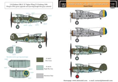 Gloster Gladiator svéd szolgálatban Vol I.