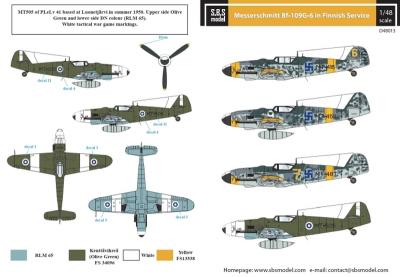 Messerschmitt Bf-109G-6 finn szolgálatban