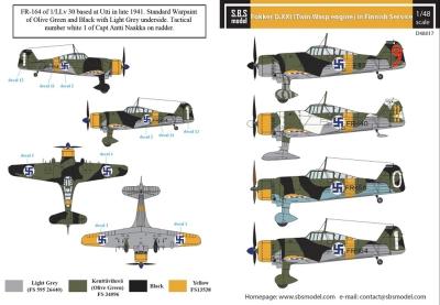 Fokker D.XXI (Twin-Wasp engine) Finn szolgálatban