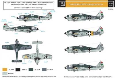 Focke-Wulf Fw-190 F-8 magyar szolgálatban