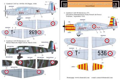 Caudron Simoun D.635 katonai szolgálatban