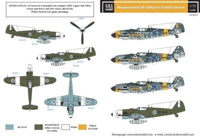 Messerschmitt Bf-109G-6 finn szolgálatban