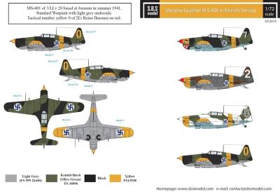 Morane-Saulnier M.S. 406 finn szolgálatban