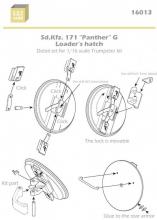 Sd.Kfz. 171 'Panther' G Töltőkezelő ajtó - 1.