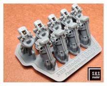 Bristol Bulldog engine upgrade set (with rocker covers) - 6.