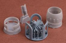 Bloch MB 151 & 152 engine with cowling set for Dora Wings - 1.