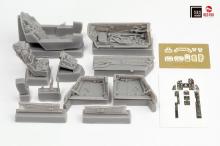 Mirage III C detail set (cockpit&wheel bays) - 1.